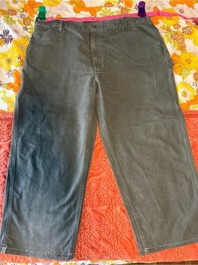 Carhartt Men's Olive Green Work Pants
